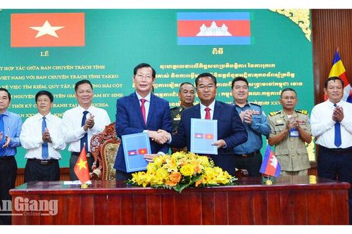 An Giang tiếp tục tìm kiếm, quy tập hài cốt liệt sĩ tại Takeo