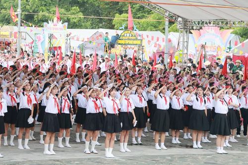 Sôi nổi Hội trại Thanh thiếu nhi phường Việt Yên năm 2026