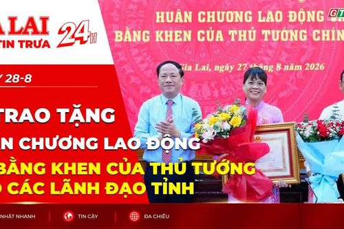 Điểm tin trưa: Lễ trao tặng Huân chương Lao động và Bằng khen của Thủ tướng cho các đồng chí lãnh đạo tỉnh