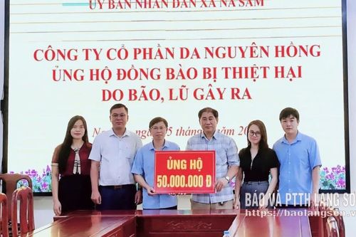 Ấm tình doanh nghiệp sau mưa lũ