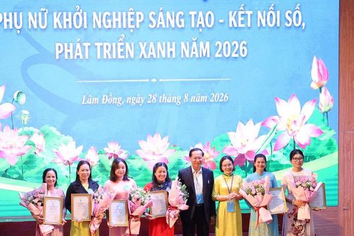 Lâm Đồng trao giải cuộc thi 'Phụ nữ khởi nghiệp sáng tạo - Kết nối số, phát triển xanh' năm 2026