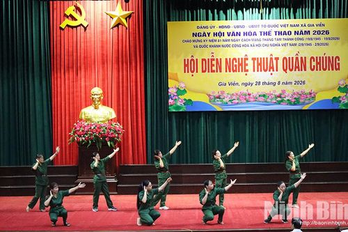 Gia Viễn tổ chức Hội diễn nghệ thuật quần chúng