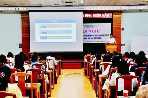 Nâng cao năng lực quản lý chuyên môn trong cơ sở giáo dục mầm non độc lập tư thục