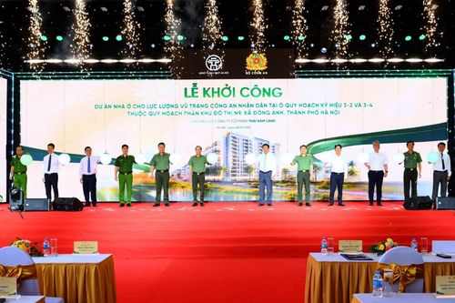 Khởi công dự án nhà ở cho lực lượng Công an nhân dân