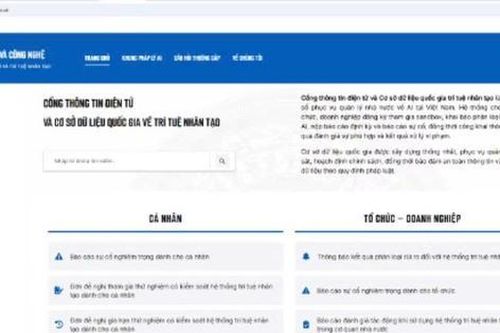 Việt Nam chính thức vận hành Cổng thông tin điện tử một cửa về trí tuệ nhân tạo