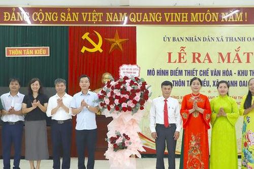 Xã Thanh Oai ra mắt mô hình điểm thiết chế văn hóa - khu thể thao