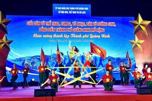 Khai mạc Giải Dân vũ thể thao, Zumba, Võ nhạc, Dân vũ dưỡng sinh, đồng diễn thành phố Quảng Ninh mở rộng năm 2026