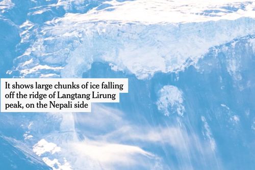 Khoảnh khắc sông băng Himalaya sụp đổ, kích hoạt thảm họa lũ kinh hoàng