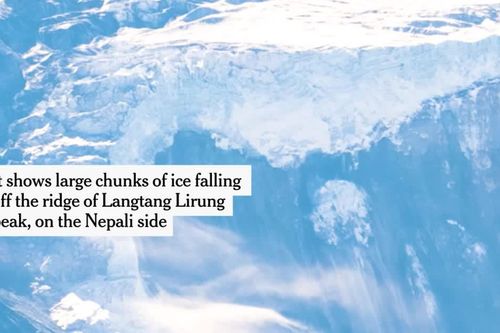 Khoảnh khắc sông băng Himalaya sụp đổ, kích hoạt thảm họa lũ kinh hoàng