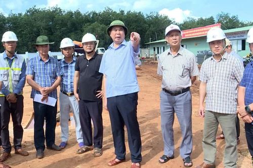 Thi công trường phổ thông nội trú liên cấp tại các xã biên giới: "Làm tới đâu, gọn tới đó"