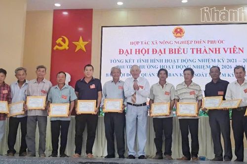 Đại hội Hợp tác xã Nông nghiệp Diên Phước nhiệm kỳ 2026 - 2031
