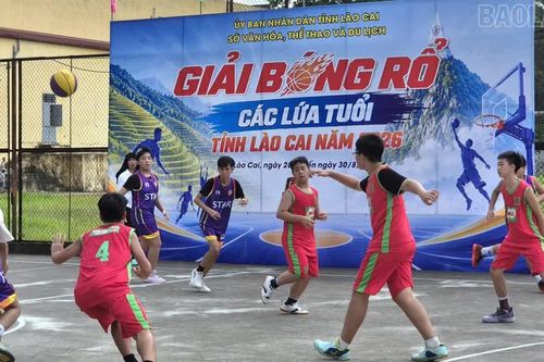 Bế mạc Giải Bóng rổ các lứa tuổi tỉnh Lào Cai năm 2026