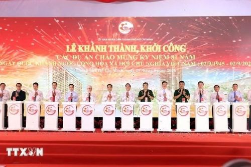 TP HCM khánh thành, khởi công 11 công trình và dự án trọng điểm