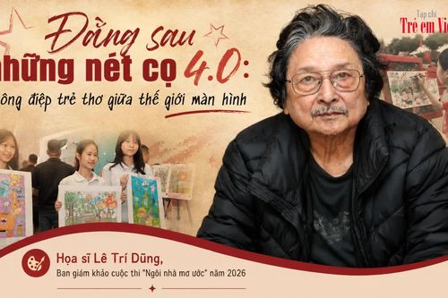 Hội họa trẻ thơ thời công nghệ số: Mỗi bức tranh trẻ em đều là một thông điệp người lớn cần lắng nghe