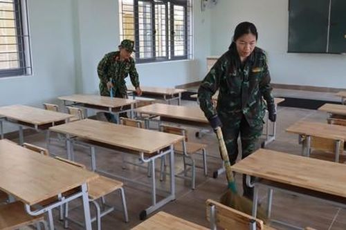 Khẩn trương hoàn thiện trường nội trú vùng biên trước ngày khai giảng