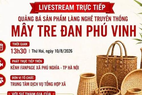 Phú Nghĩa đưa sản phẩm làng nghề lên nền tảng số