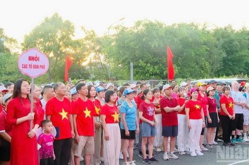 Các xã, phường tỉnh Phú Thọ hưởng ứng chương trình 'Cùng Việt Nam tiến bước'