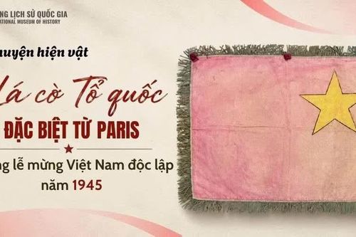 Câu chuyện xúc động phía sau lá cờ tổ quốc đặc biệt từ Paris