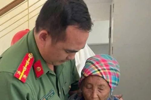 Tìm thấy cụ bà mất tích sau một đêm