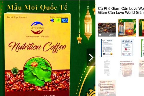 Sản phẩm Love World Nutrition Coffee bị “tuýt còi” vì quảng cáo gây hiểu lầm