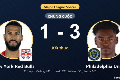 Hạ New York Red Bulls 3-1, Philadelphia Union cùng đối thủ giành vé vào vòng 1/16