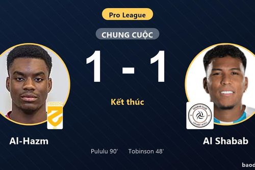 Chia điểm nghẹt thở, Al-Hazm và Al Shabab níu chân nhau ở nửa dưới bảng xếp hạng