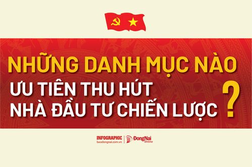 [Infographic] Những danh mục nào ưu tiên thu hút nhà đầu tư chiến lược?