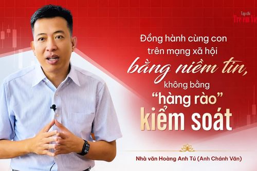 Nhà văn Hoàng Anh Tú: Gia đình là nền tảng để trẻ vững vàng bước vào thế giới số