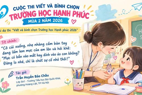 Vết mực tím và bài học yêu thương