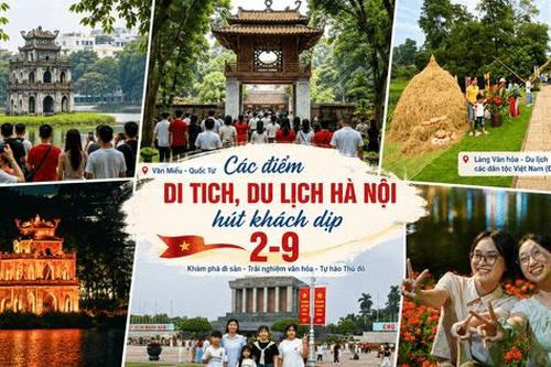 Các điểm di tích, du lịch của Hà Nội hút khách trong kỳ nghỉ lễ 2-9