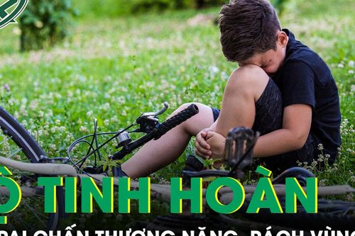 Bé trai 11 tuổi lộ tinh hoàn sau cú va mạnh vào ghi-đông xe đạp