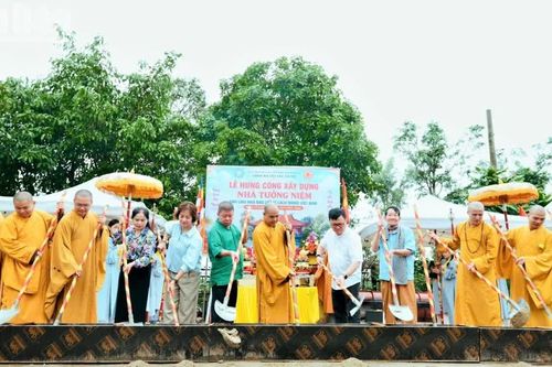 Lễ Hưng công xây dựng Nhà Tưởng niệm Liệt sĩ nhà báo tại Nghệ An