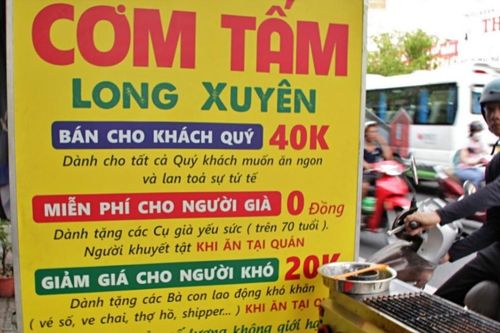 Thấy người nghèo không dám mua cơm, U50 mở quán ăn có cách tính tiền đặc biệt