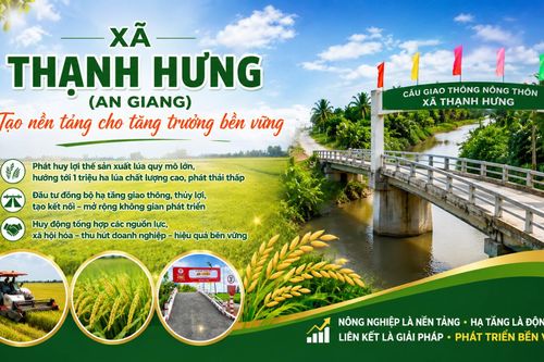 Xã Thạnh Hưng (An Giang): Kiến tạo nguồn lực cho mục tiêu tăng trưởng bền vững