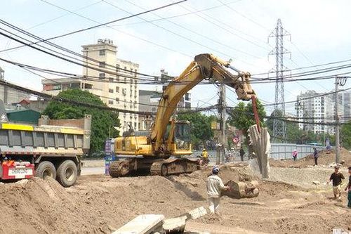 Nhịp thi công sôi động trên công trường dịp Quốc khánh 2-9