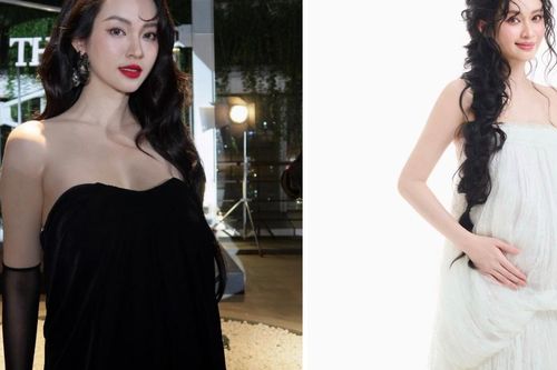 Vũ Thúy Quỳnh 29 tuổi mang thai lần đầu, thời trang mẹ bầu gây ấn tượng