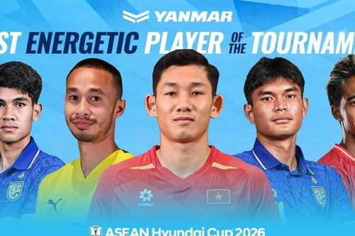 Hai Long được đề cử 'Cầu thủ năng lượng nhất ASEAN Cup 2026'