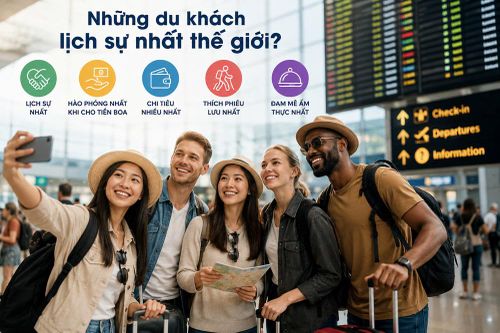 Du khách nước nào lịch sự nhất thế giới?