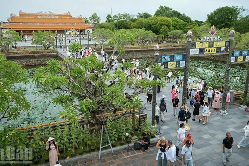 [Ảnh] Huế: Tấp nập khách du lịch ghé Đại Nội dịp nghỉ lễ 2/9