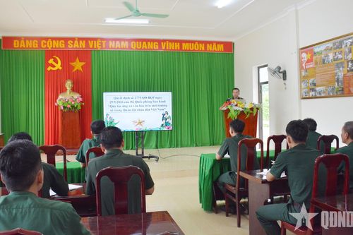 Đồn Biên phòng Làng Mô: Giữ chuẩn mực văn hóa trên môi trường số