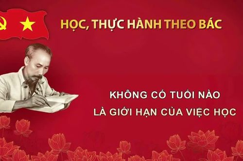 Học, thực hành theo Bác: Không có tuổi nào là giới hạn của việc học