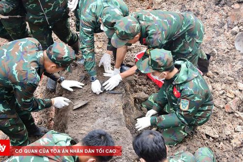Tiếp tục tìm kiếm, quy tập hài cốt liệt sĩ tại Công viên Lê Thị Riêng dịp lễ