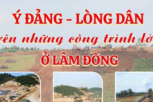 Ý Đảng - lòng dân trên những công trình lớn ở Lâm Đồng