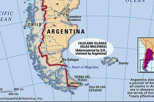 Mỹ đang xem xét lập trường về quần đảo Falkland