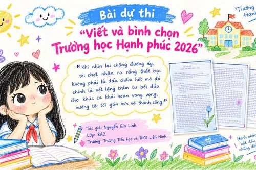 Hạnh phúc từ những ngày tháng dưới mái trường