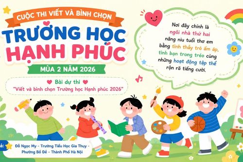 Biết ơn tình cô, nghĩa bạn dưới mái trường Gia Thuỵ