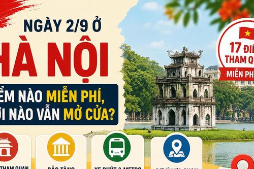 Ngày 2/9 ở Hà Nội: Điểm nào miễn phí, nơi nào vẫn mở cửa?