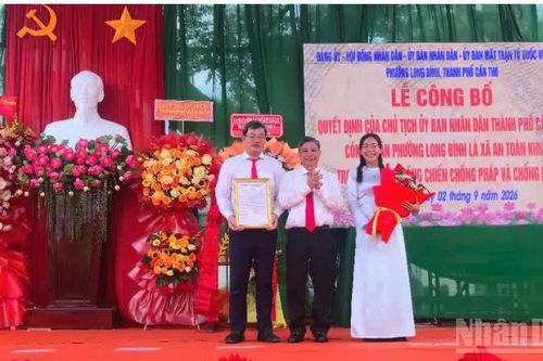 Cần Thơ công nhận phường Long Bình là xã An toàn khu