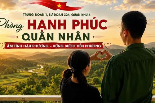 Ấm áp phòng hạnh phúc quân nhân