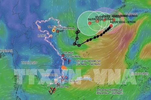 Ảnh hưởng bão số 5, vùng biển phía Đông Bắc khu vực Bắc Biển Đông sóng cao 3 - 5m